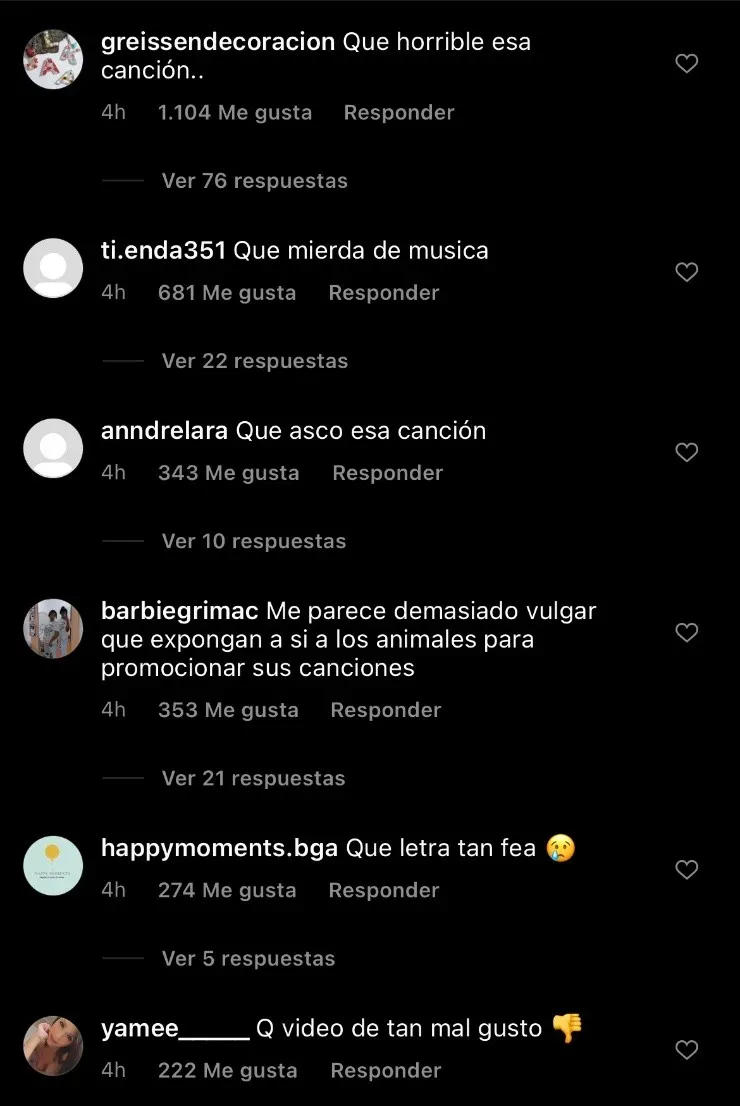 J Balvin se llena de críticas en Instagram por su nueva canción.(8)