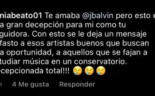 J Balvin se llena de críticas en Instagram por su nueva canción.(2)