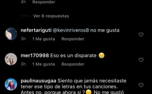 J Balvin se llena de críticas en Instagram por su nueva canción.(3)