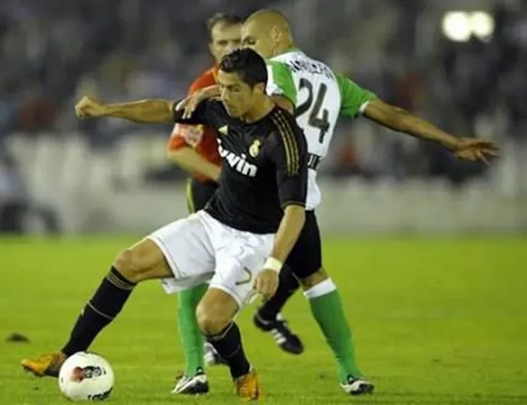 Ariel Nahuelpán y Cristiano Ronaldo coincidieron en La Liga española
