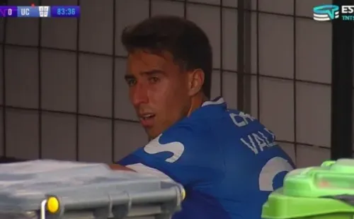 Diego Valencia no escondió su tristeza luego de su expulsión (Pantallazo)