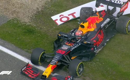 Max Verstappen sufrió un duro choque al termino de la FP2 en Spa-Francorchamps. (Foto: Getty)