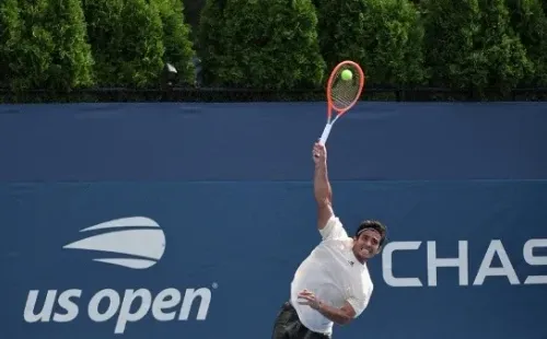 Garín tuvo que dar una dura pelea para llevarse el triunfo en el US Open. Foto: US Open