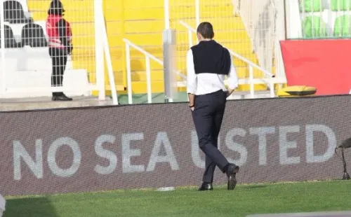 La era Poyet en Universidad Católica estaría llegando a su fin. Foto: Agencia Uno