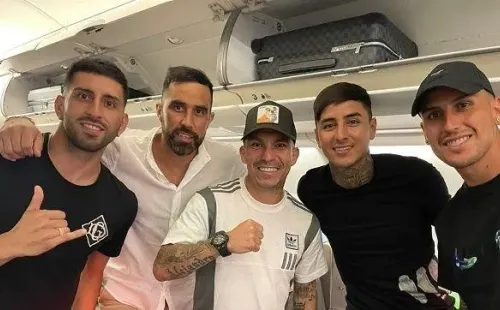 Maripán, Bravo, Medel, Pulgar y Roco viajaron para jugar por Chile.