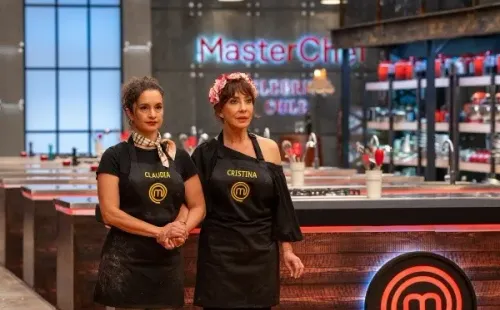 Claudia Miranda y Cristina Tocco en las instancias finales del capítulo de Masterchef Celebrity, este domingo.