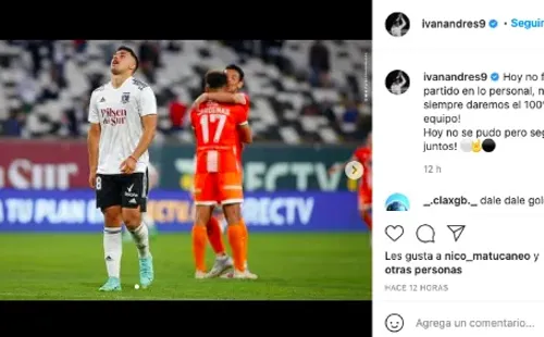 Captura del mensaje de Iván Morales en redes sociales. (FOTO:ivanandres9)