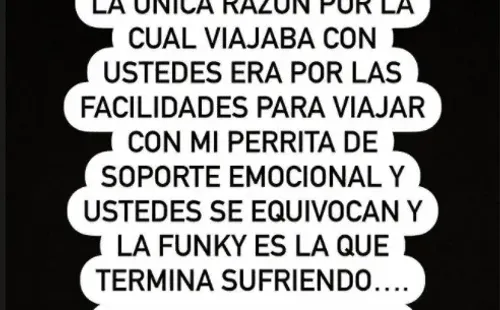 Vesta Lugg rompe en llanto y vive dramática situación con aerolínea.(10)