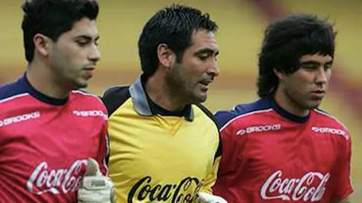 Johnny Herrera, Nelson Tapia y Claudio Bravo en la selección chilena