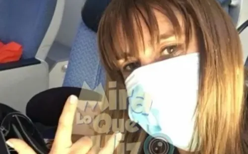 Patricia López en su despedida de Chile, en una captura de sus historias rescatada por el equipo del sitio Mira Lo Que Hizo.