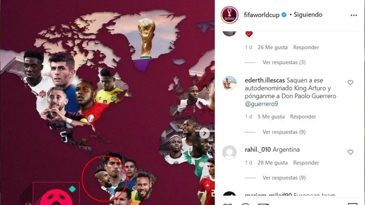 FIFA pone a Vidal sobre el mapa de Perú