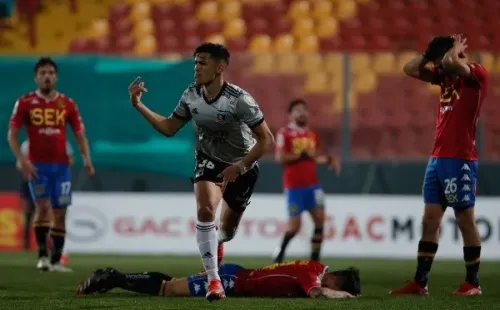 Doblete de Pablo Solari para Colo Colo contra Unión Española en Copa Chile. (Foto: Agencia UNO)