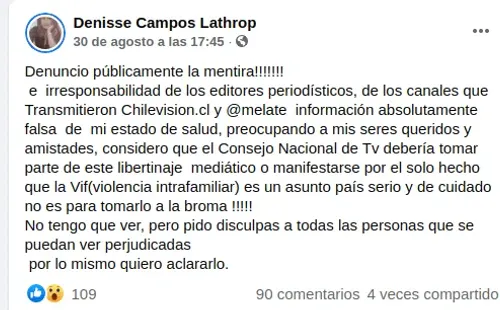 Denisse Campos Facebook