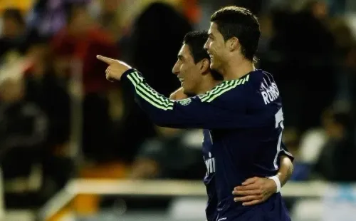 Ángel Di María tiene pruebas de la humildad de Cristiano Ronaldo (Getty Images)