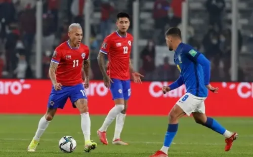 Chile se fue al descanso con empate sin goles ante Brasil. (Foto: Agencia UNO)