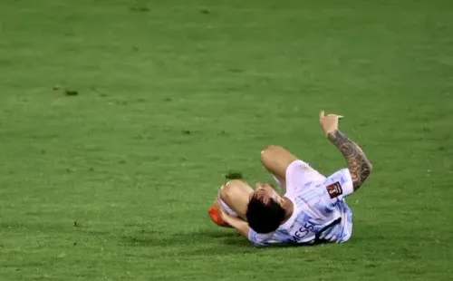 Lionel Messi sufrió una dura patada ante Venezuela. (Foto: Getty Images)
