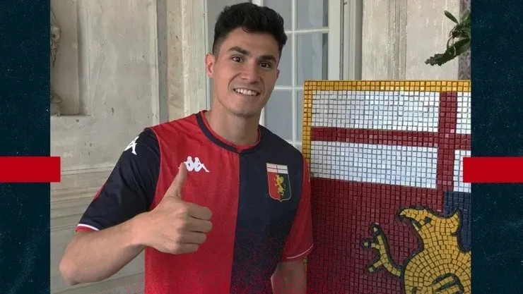 Pablo Galdames, futbolista chileno del Genoa de Italia