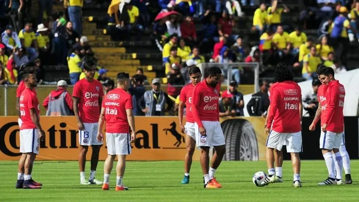 Selección chilena ante Ecuador en Quito