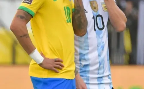 Messi y Neymar no lo podían creer.