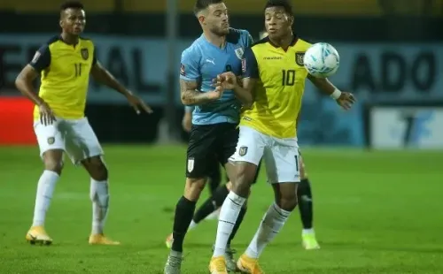 Ecuador dio la pelea, pero no pudo ante Uruguay. Foto: Getty Images