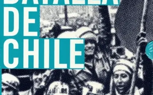 El afiche de    La Batalla de Chile, de Patricio Guzmán.