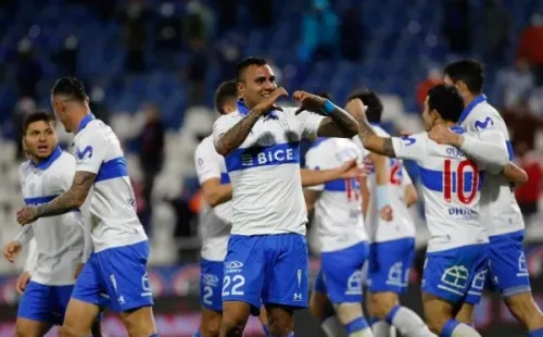Leiva marcó ante Audax su primer tanto con la casaquilla de la UC.