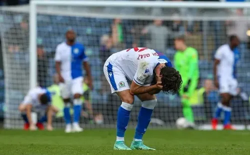 Luton le empató en los descuentos al Blackburn: Brereton dio una asitencia y el palo le dijo que no a su gol.
