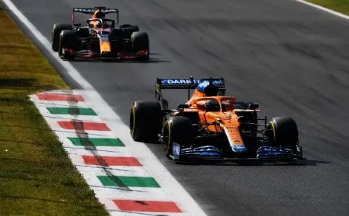 Daniel Ricciardo resultó ganador en medio del caos del choque. (Foto: Getty Images)