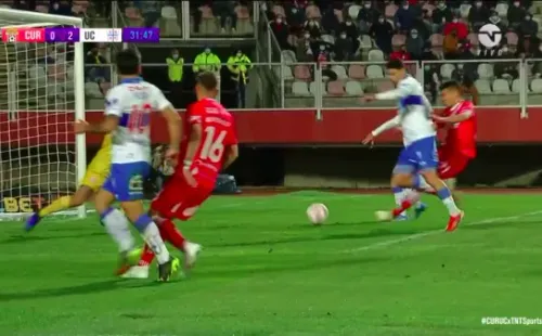 Zampedri se repitió el plato a los 32′(FOTO: TNT Sports)