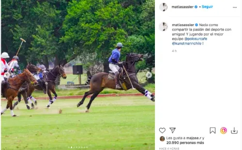 Las fotos que detonaron las críticas en contra de Matías Assler.(2)