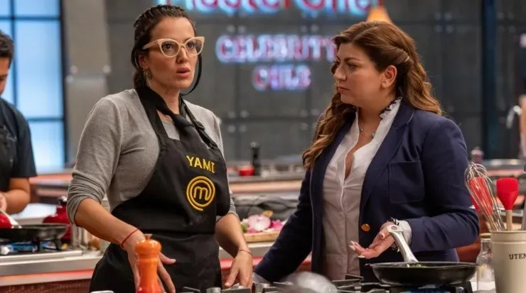 Yamila Reyna duda en medio del desafío con interiores, enMasterChef Celebrity.