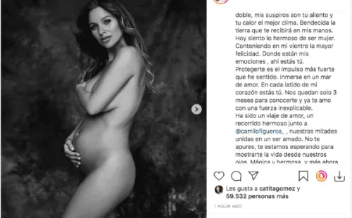 Mayte Rodríguez anunció que está embarazada a través de Instagram.(1)