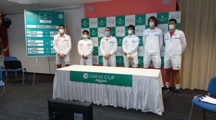 El equipo nacional buscará en la serie contra Eslovaquia un cupo para el repechaje del Grupo Mundial| Foto: @CopaDavis