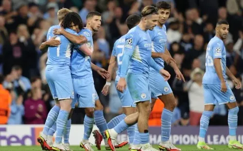 Aké marcó el primer gol del City ante Leipzig. (Foto: Getty Images)