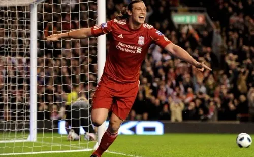 LIVERPOOL, ENGLAND - APRIL 11:  during the Barclays Premier League match between Liverpool and Manchester City at Anfield on April 11, 2011 in Liverpool, England. (Photo by Michael Regan/Getty Images)-Not Released (NR) Only newspapers, certain magazines and limited other editorial publications permitted. Contact your local office for details. Use on internet or wireless platforms requires purchase of a separate license from Football DataCo Ltd: www.foot
