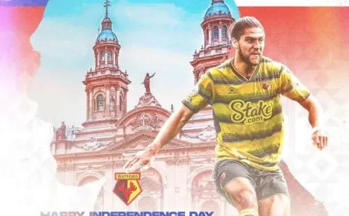 El Watford de Sierralta también mandó saludos a nuestro país.