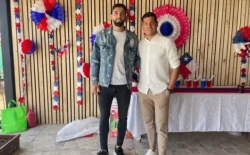 Emiliano Amor y Miiko Albornoz también participaron de la fiesta.