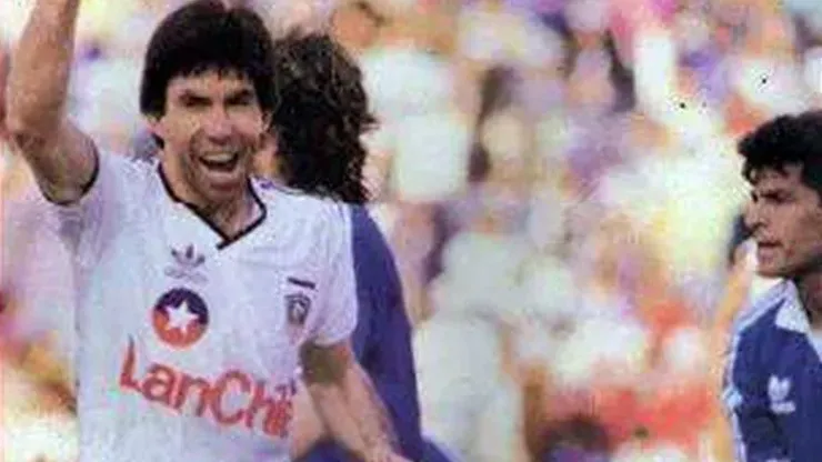 Leonardo Montenegro en el Superclásico de 1988