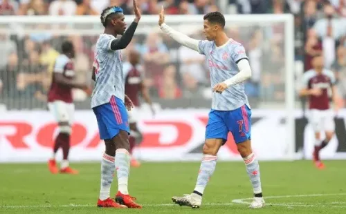 Cristiano Ronaldo puso el 1-1 del Manchester United contra West Ham.