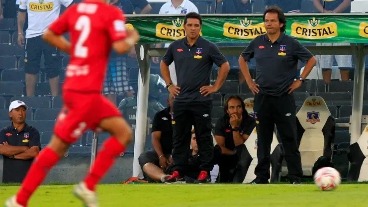 Hugo González y Héctor Tapia en Colo Colo