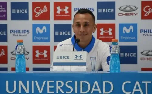 Fabián Orellana jugará hasta 2023 en Universidad Católica. (Foto: @Cruzados)
