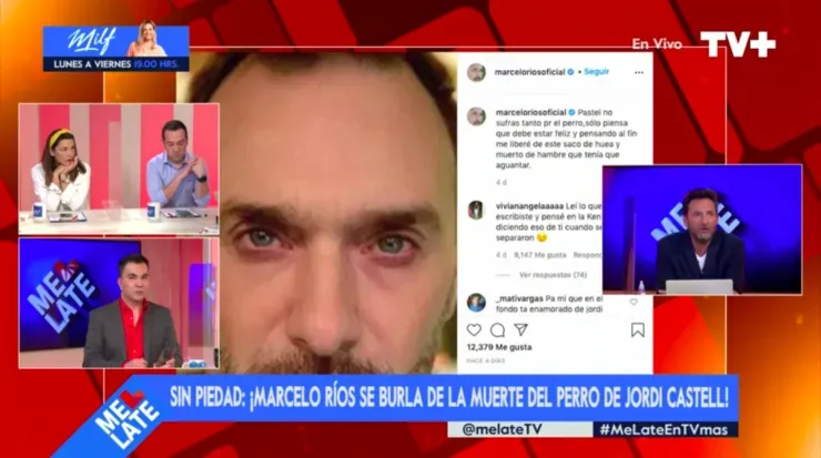 El panel de Me Late, encabezado por Daniel Fuenzalida, examina la nueva polémica entre Marcelo Ríos y Jordi Castell.