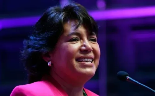 Yasna Provoste. Foto: PABLO OVALLE / AGENCIAUNO.