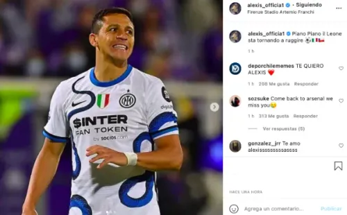 El mensaje de Alexis en Instagram inspirado en un león.