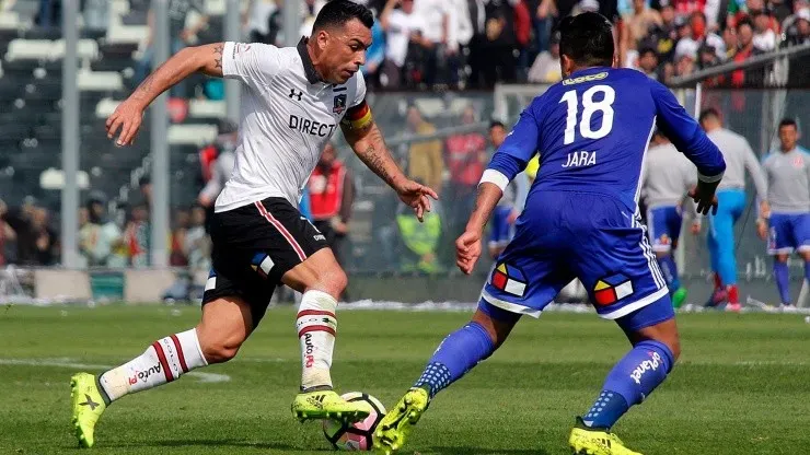 Esteban Paredes, máximo goleador histórico en Superclásicos