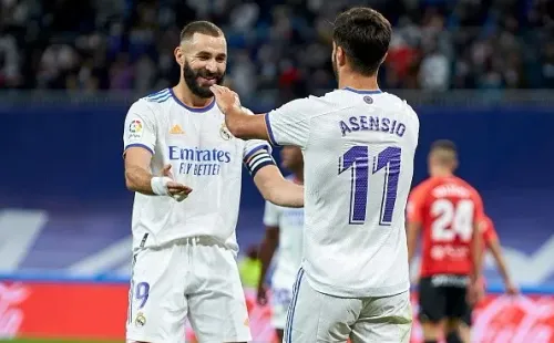 Benzema y Asensio: partidazo del Real Madrid contra Mallorca. (Foto: Getty Images)