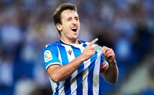 Mikel Oyarzabal marcó el gol con el que Real Sociedad venció al Elche de Enzo Roco. (Foto: Getty Images)