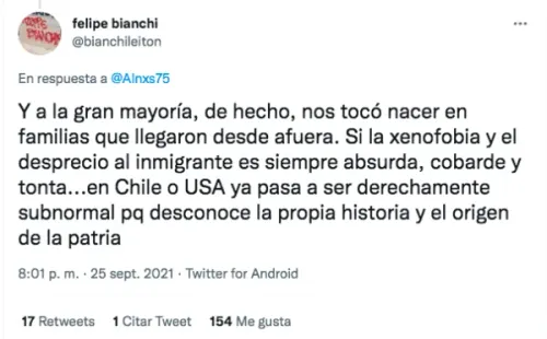 Los descargos de Felipe Bianchi por los ataques a migrantes en Iquique.(3)