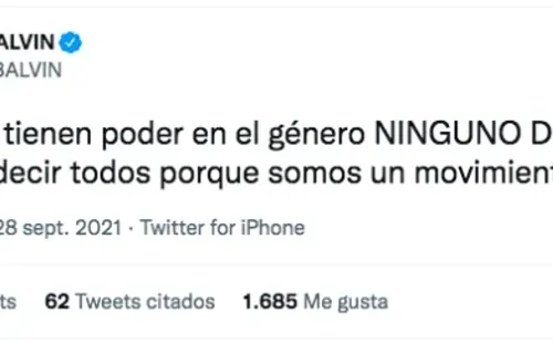 Las publicaciones de J Balvin en Twitter.(2)