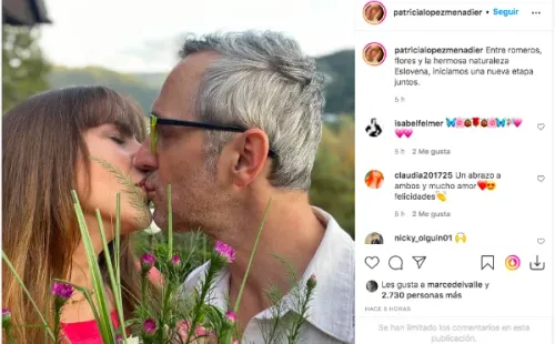 Patricia López se casa por cuarta vez con su pareja.(1)